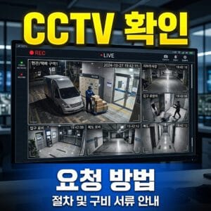 택배 분실 CCTV 확인 요청, 어디에 어떻게 해야 하나요? 2026 완전 정리
