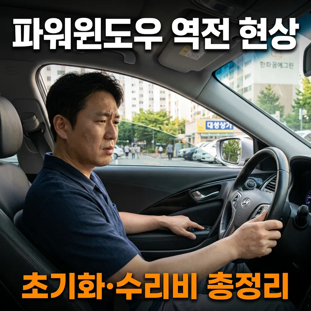 그랜저IG 파워윈도우 자동 기능 오류 — 초기화부터 수리비까지 2026