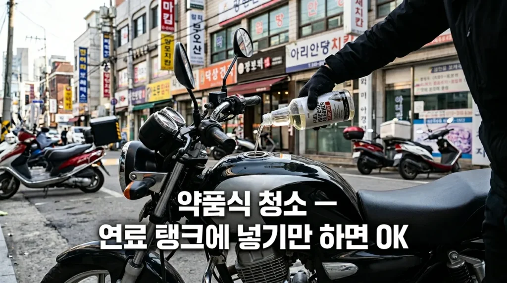 PCX125 인젝터 클리너 약품식 셀프 청소 방법