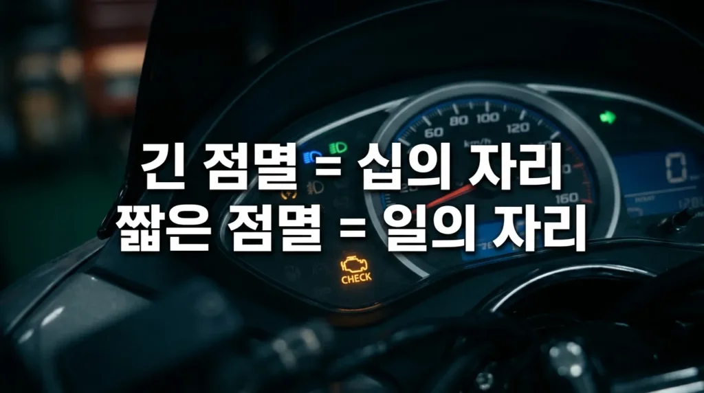 PCX125 에러코드 점멸 패턴 해독