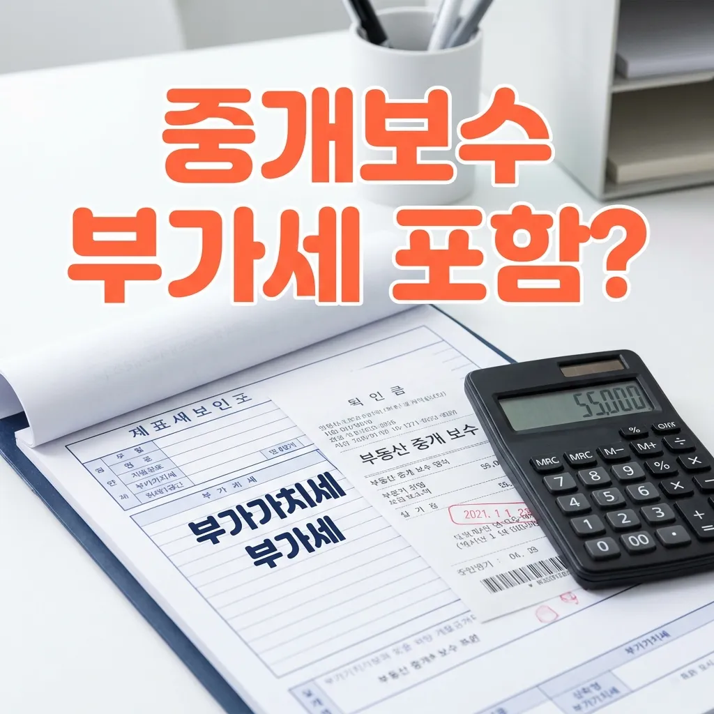 중개보수 부가세 포함 여부 — 일반·간이·면세 사업자별 정리