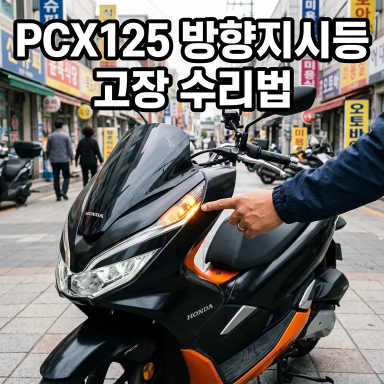 PCX125 방향지시등 고장 원인 3가지와 집에서 수리하는 방법