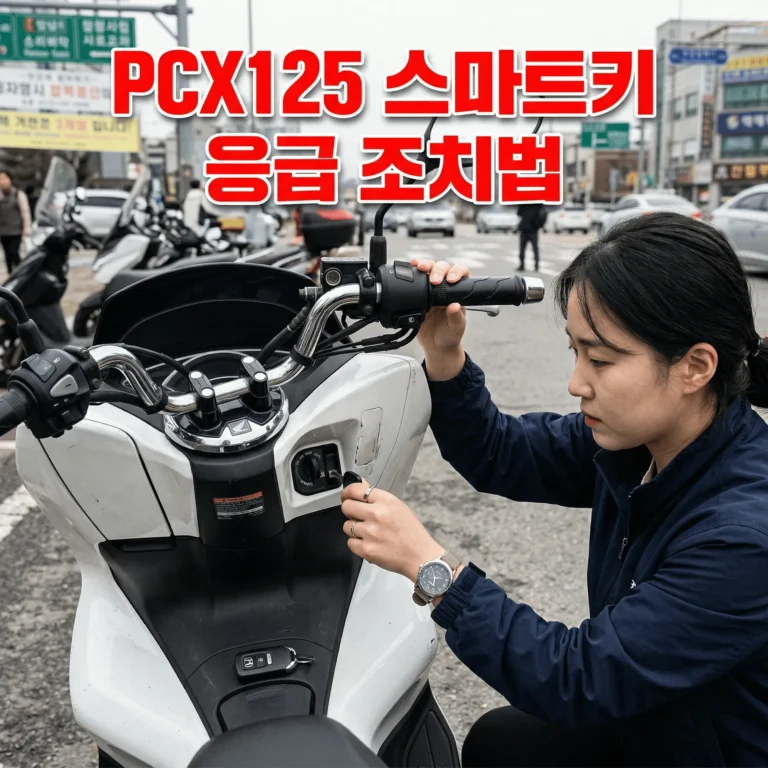 스마트키 인식 안 될 때 현장 응급 조치