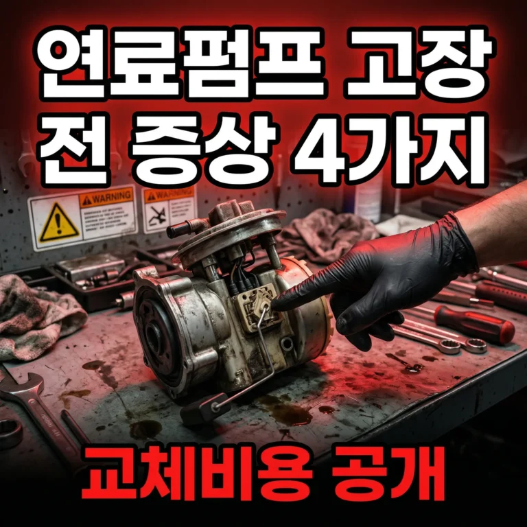 PCX125 연료펌프 고장 전에 나타나는 신호 4가지와 교체 비용 정리