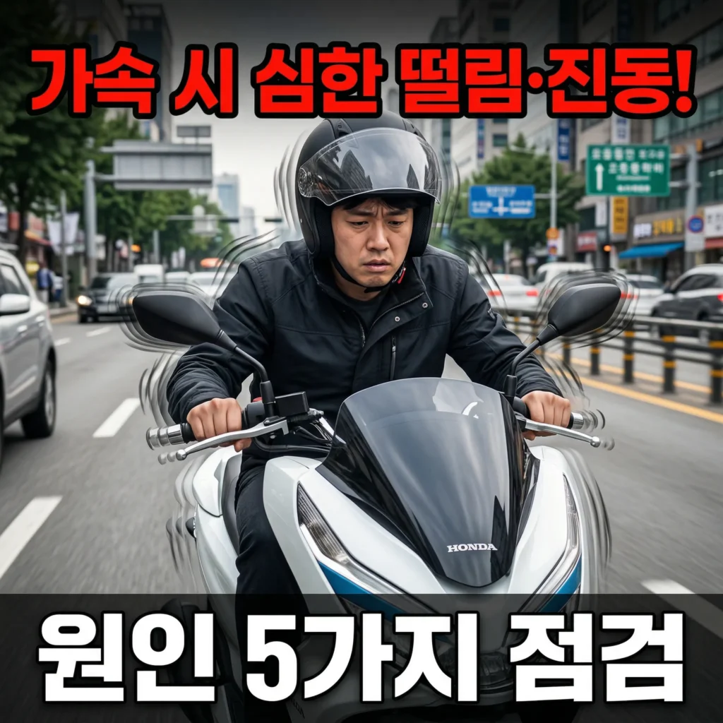 PCX125 가속할 때 떨림이 심해졌다면? 원인 5가지 점검법
