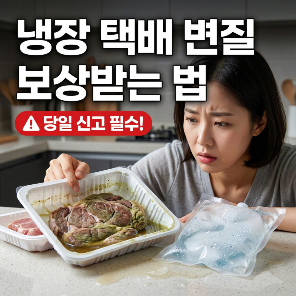 냉장 냉동 택배 변질 도착 시 보상받는 법 2026 완전 정리