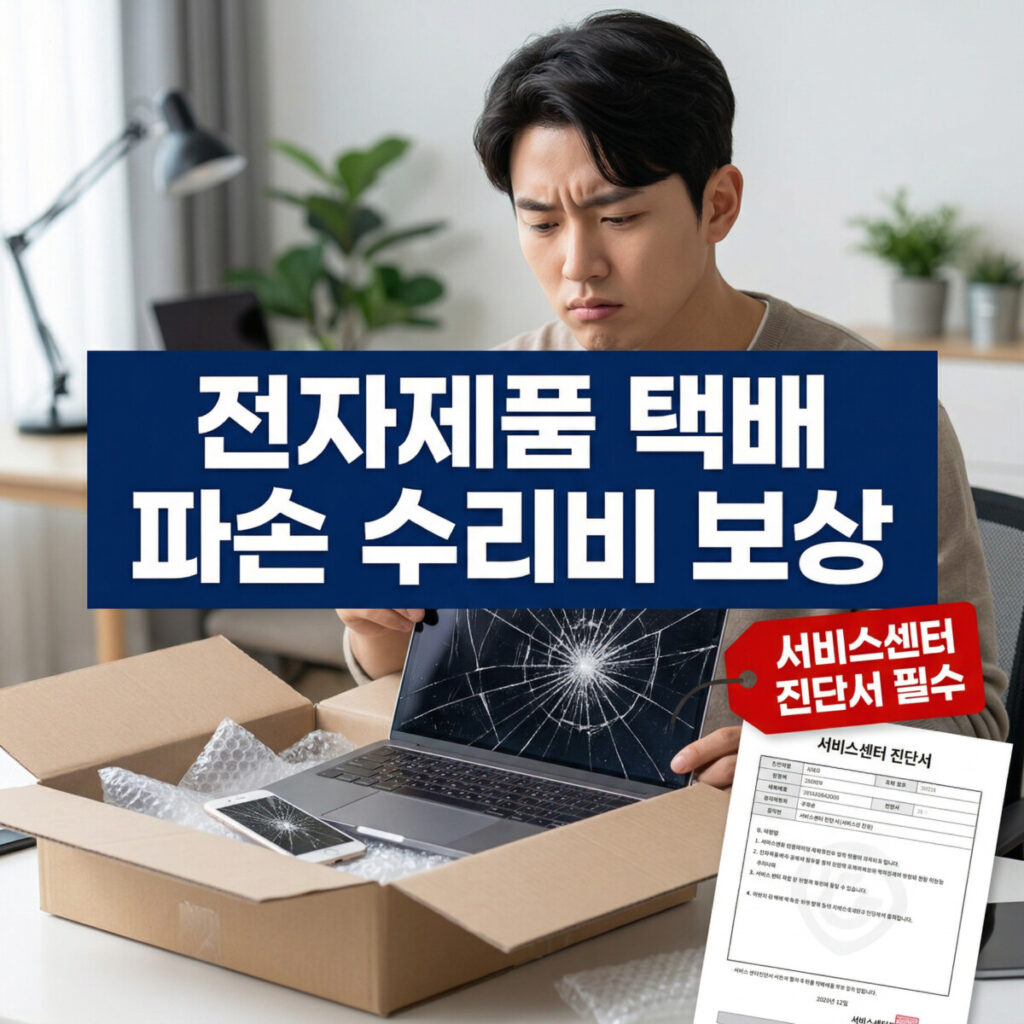 전자제품 택배 파손 수리비 보상 청구 방법 단계별 정리
