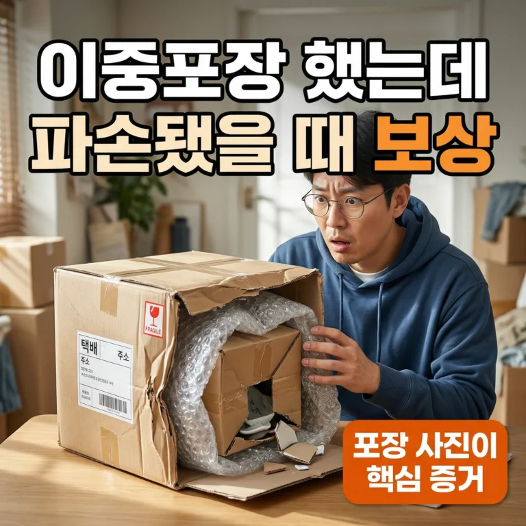 이중포장 택배 파손 보상 가능한가요? 2026년 청구 가이드