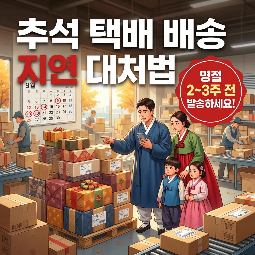 명절 택배 지연 대처법, 추석·설 전에 꼭 알아야 할 5가지