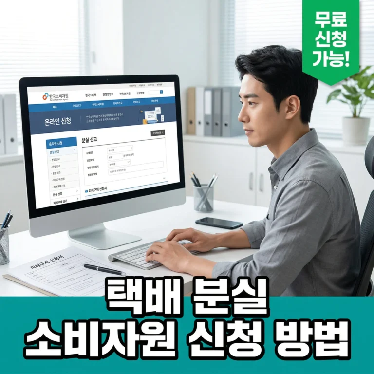 택배 분실 소비자원 신청, 1372 접수부터 분쟁 조정까지 5단계 완전 정리