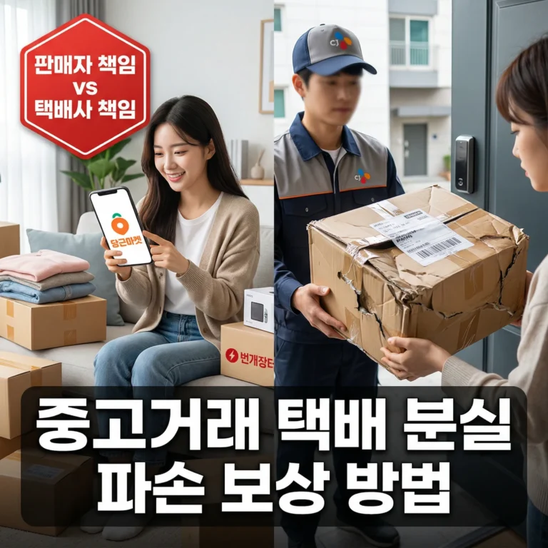 중고거래 택배 파손 보상, 발신인 청구부터 플랫폼 분쟁까지 5단계