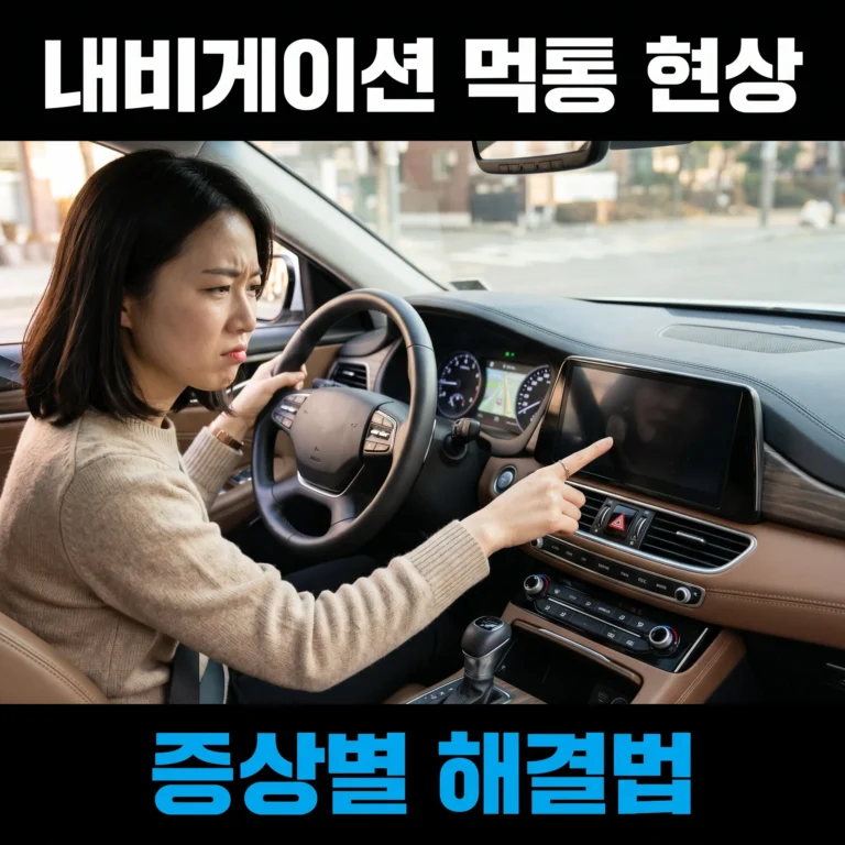 그랜저IG 내비게이션 먹통 해결법 — 증상별 원인과 수리비 비교 2026