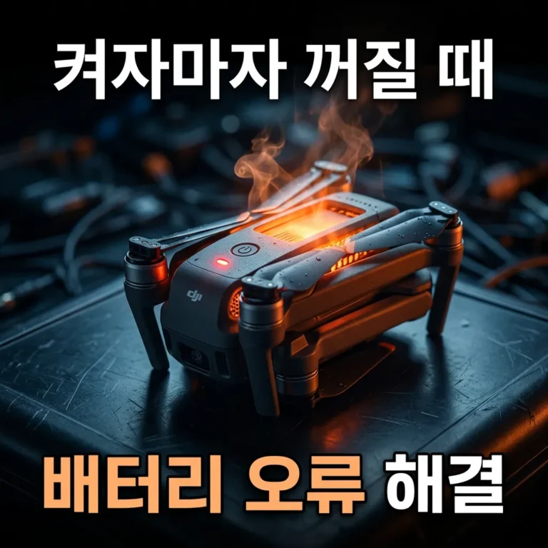 DJI Neo 켜자마자 꺼질 때 해결법 5가지｜배터리 오류 총정리