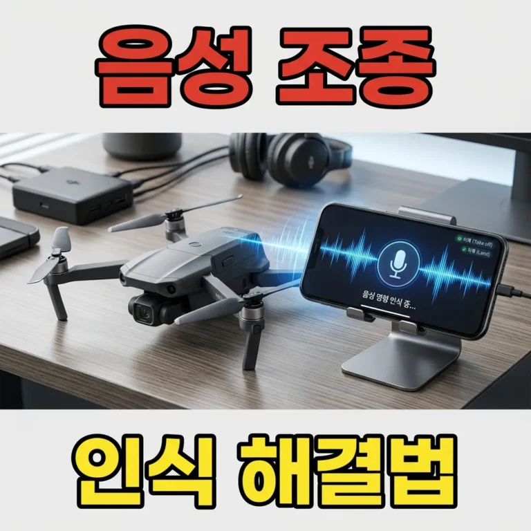 DJI Neo 음성 조종 인식 안 될 때 해결 방법 5가지