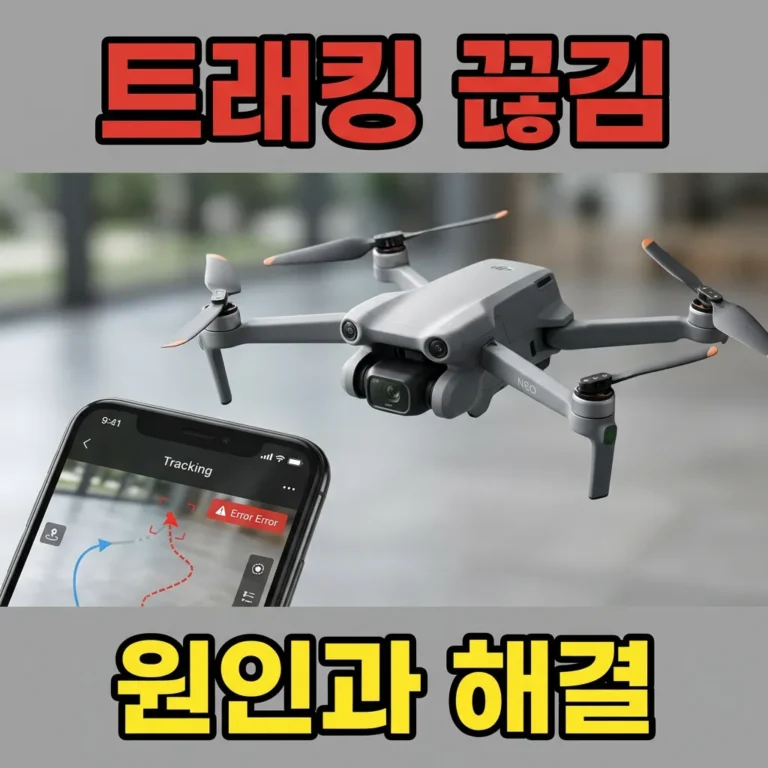 DJI Neo 인텔리전트 트래킹 끊김 원인과 해결법