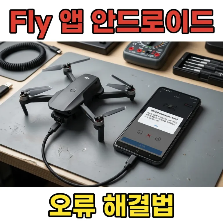 DJI Neo Fly 앱 연결 안 됨 안드로이드 해결 방법 5가지