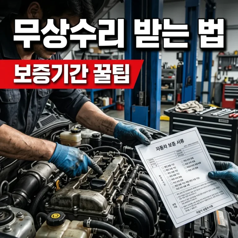 신차 보증기간 안 무상수리 받는 법 7단계 (2026 최신, 거절당했을 때 대처법까지)