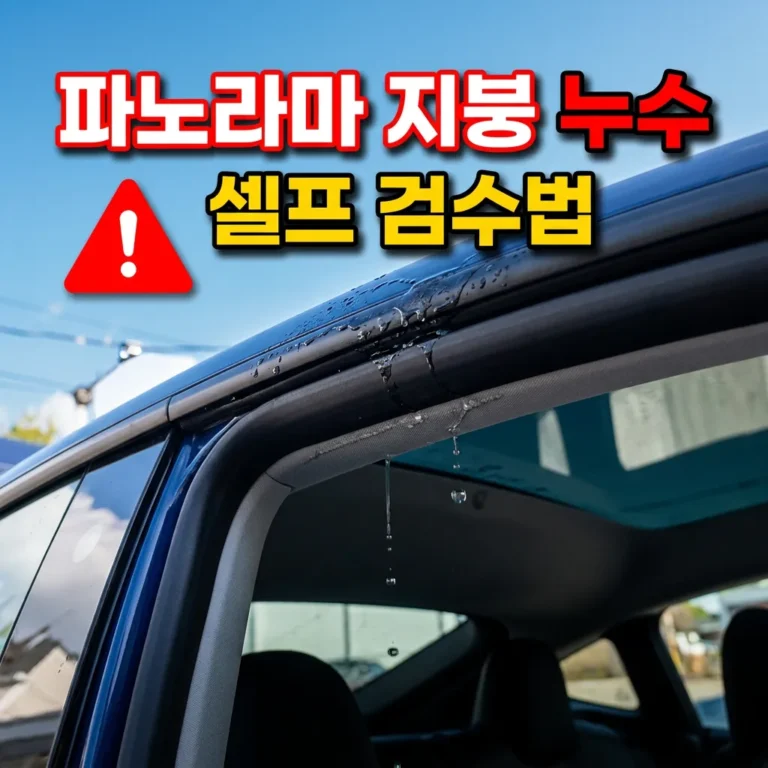 테슬라 모델Y 파노라마 지붕 누수 원인 7가지와 셀프 검수법 (2026년)
