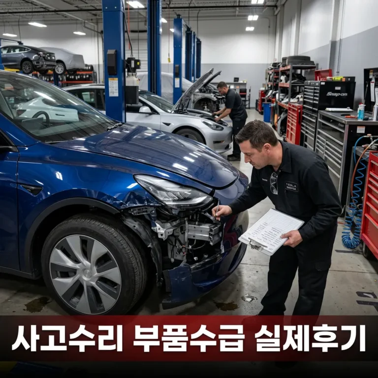 테슬라 모델Y 사고 수리 평균 3~9주, 부품 수급 후기 7가지 진실