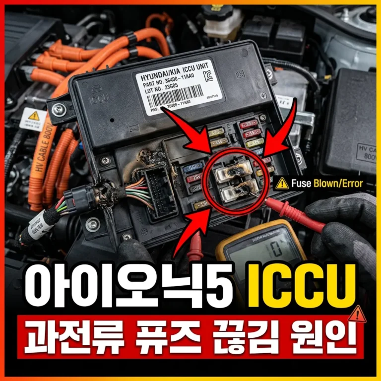 아이오닉5 ICCU 퓨즈 펑 소리 났다면? 견인비까지 환급받는 법 (2026 최신)