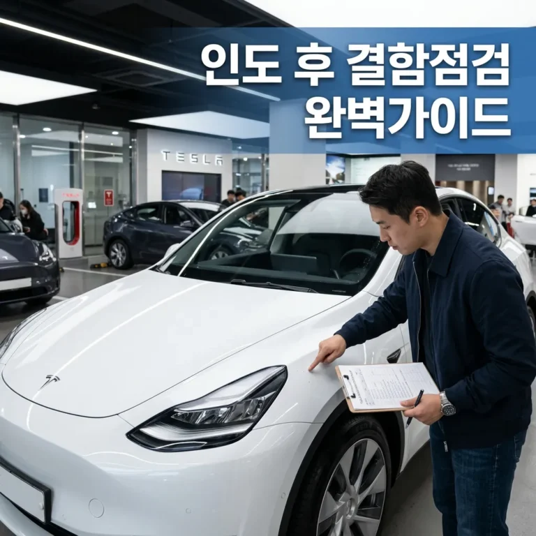 테슬라 모델Y 결함 다 잡는데 걸리는 시간 인도 후 점검 체크리스트 완벽 정리