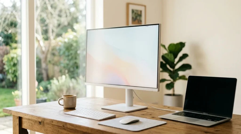 LG 27UP850N 27인치 4K USB-C 모니터 후기 분석 책상 설치 환경