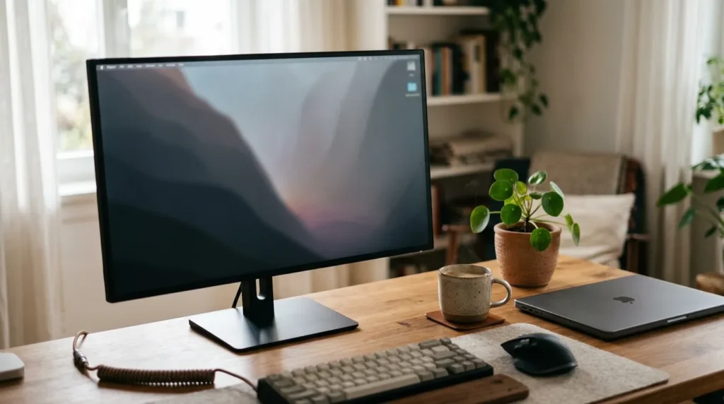 LG 27UP850N 27인치 4K 모니터 맥북 클램쉘 작업 환경 후기