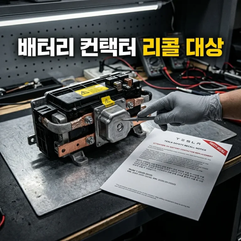 테슬라 모델Y 배터리 컨택터 리콜 대상 확인법 — 5분 셀프 조회 가이드
