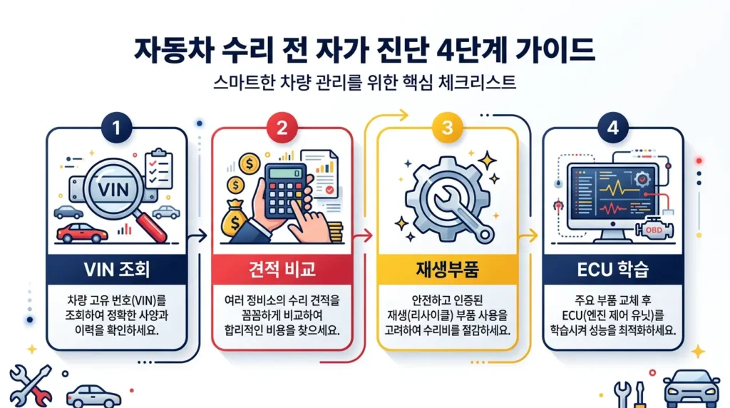 카니발 KA4 슬라이딩 도어 모터 셀프 점검 4단계 체크리스트