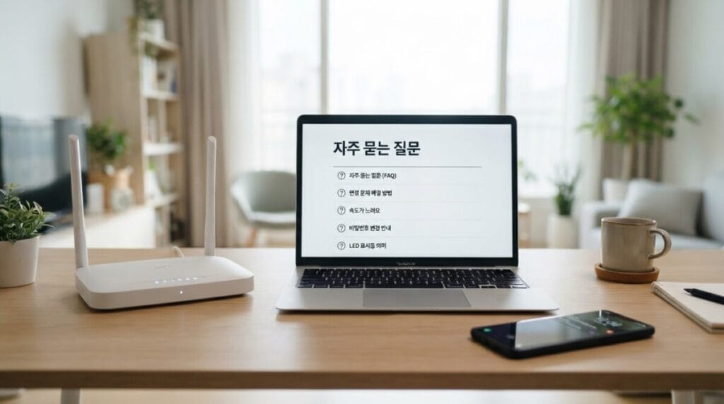 와이파이 신호 FAQ 와이파이 신호 약할때 FAQ 자주 묻는 질문