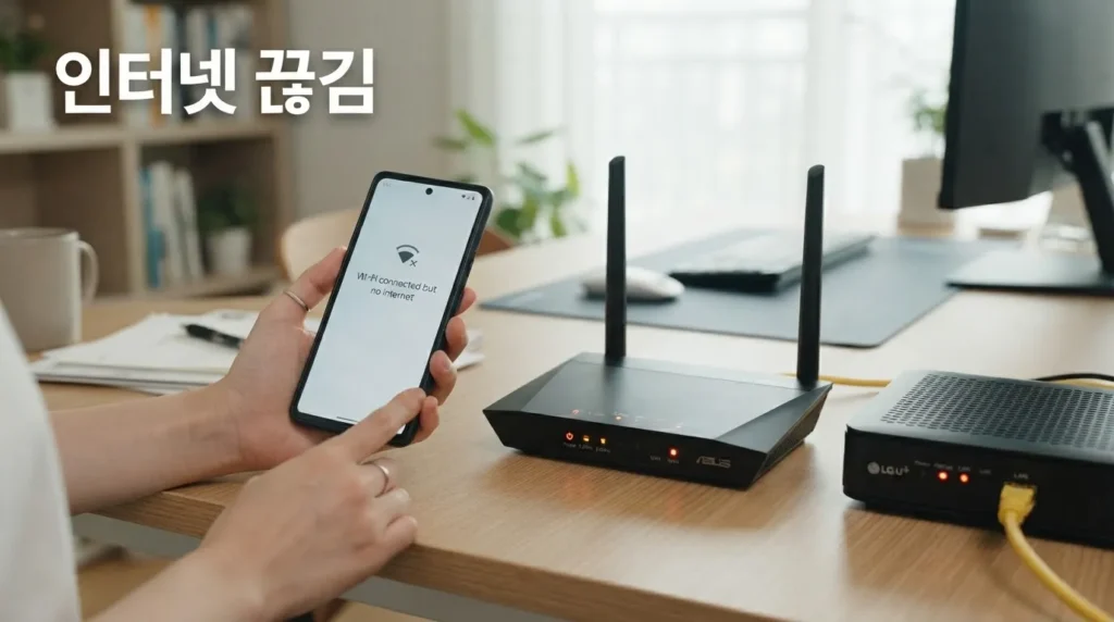 공유기 재부팅 필요 증상 공유기 재부팅이 필요한 와이파이 끊김 증상