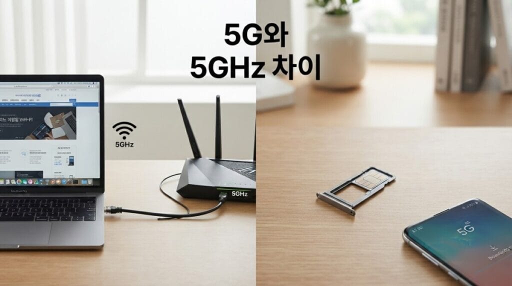 노트북 5g 유심 모듈 요금제와 5GHz 와이파이 차이 비교