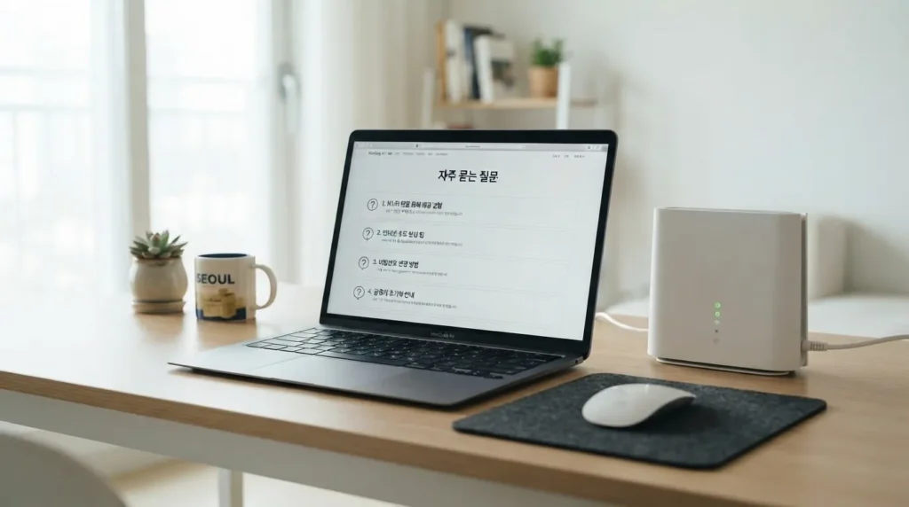 공유기 재부팅 FAQ 공유기 재부팅 FAQ 자주 묻는 질문