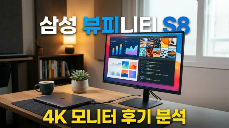 Samsung ViewFinity S8 사용 후기 분석, 4K 모니터 장단점 정리