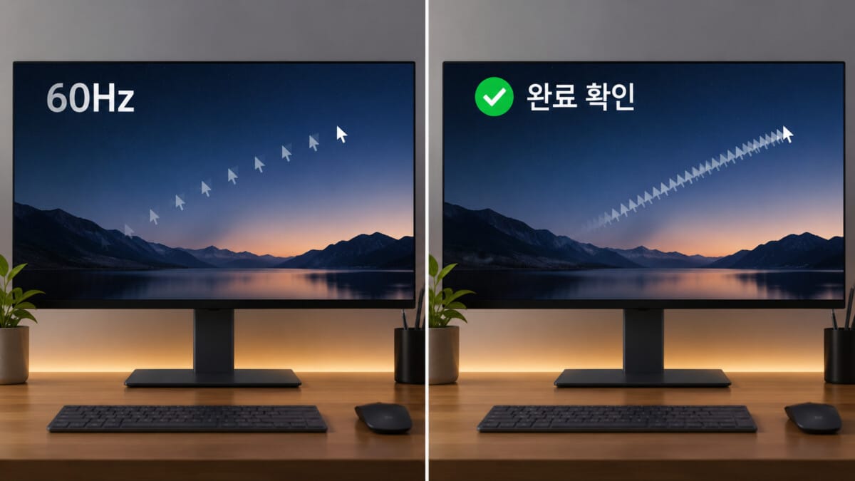 재생률 완료 확인