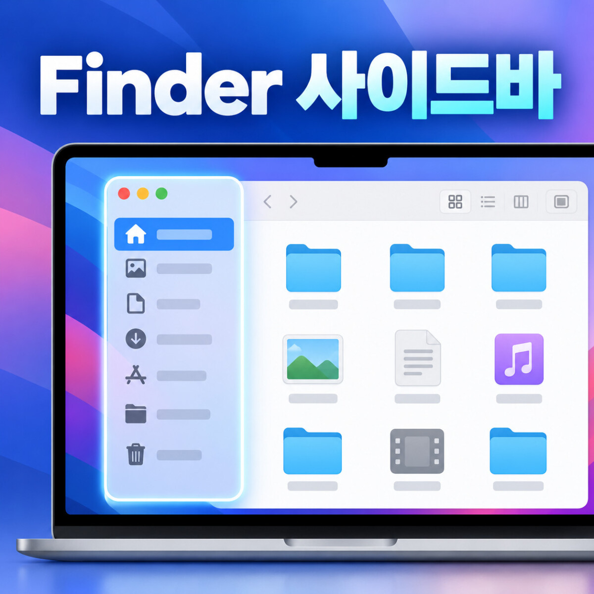 Finder 사이드바