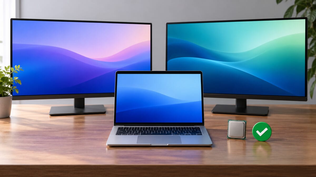 Mac 모델과 디스플레이 지원 확인